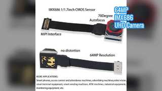 64MP IMX686 Camera Module UHD MIPI Flex Cable