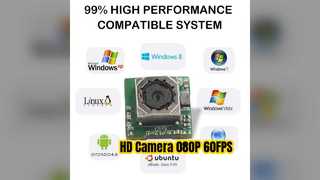 MP HD USB Camera Module 080P 60FPS Autofocus