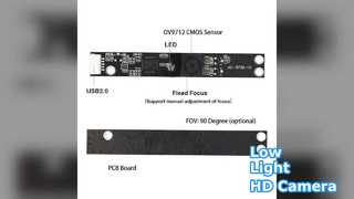 720p HD Mini USB Camera Module OV9712 Low Light
